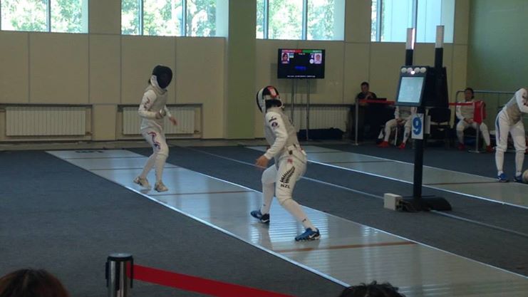 Steph at World Fencing Champs